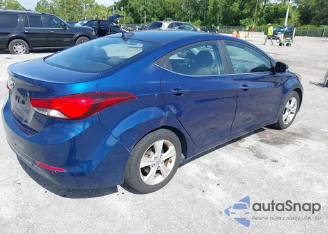 2016 Hyundai Elantra Value Edition из США, поврежденный, VIN 5NPDH4AE6GH753668